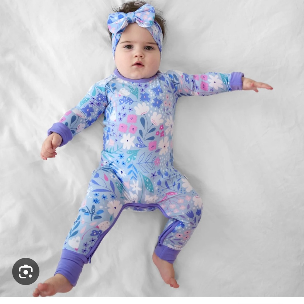 Little Sleepies Magical Meadow crescent Zippy NIB